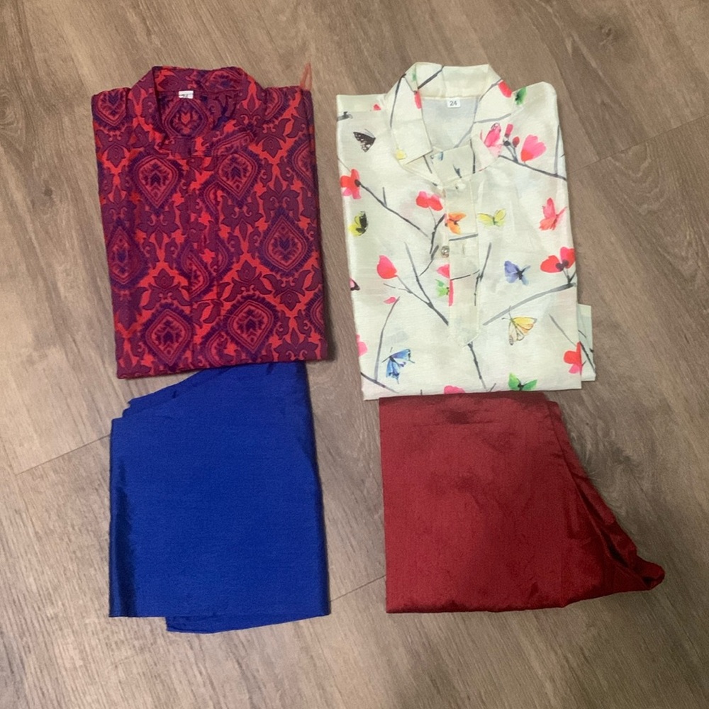 Kids boys ethenic kurta sets